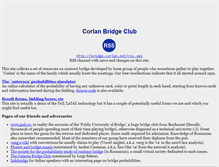 Tablet Screenshot of bridge.corlan.net